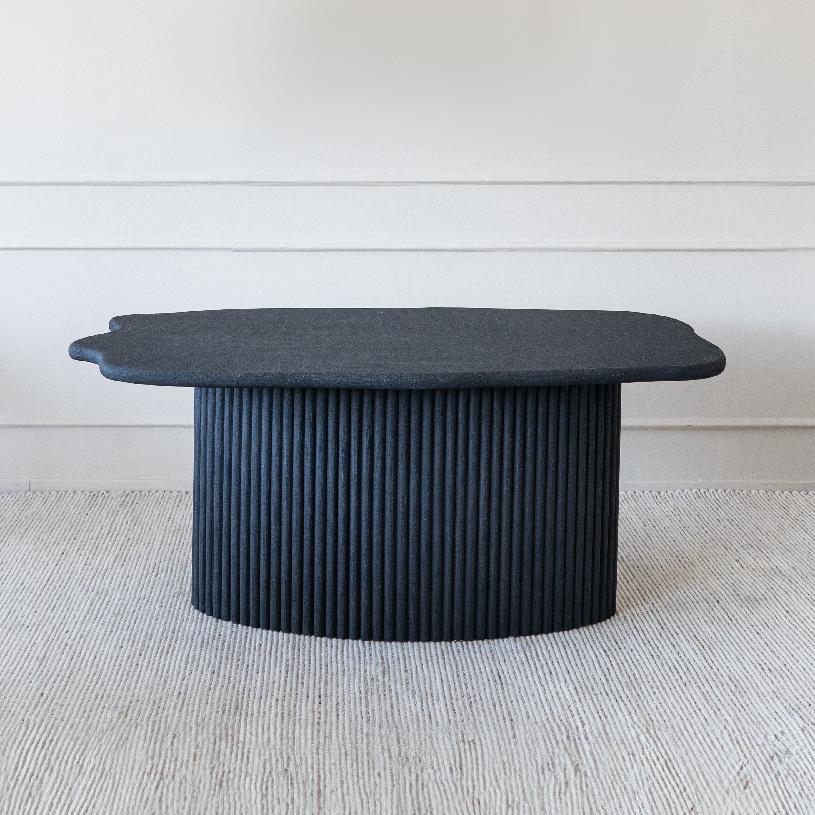 Alaska Dining Table - Black - Wood and Steel Furnitures