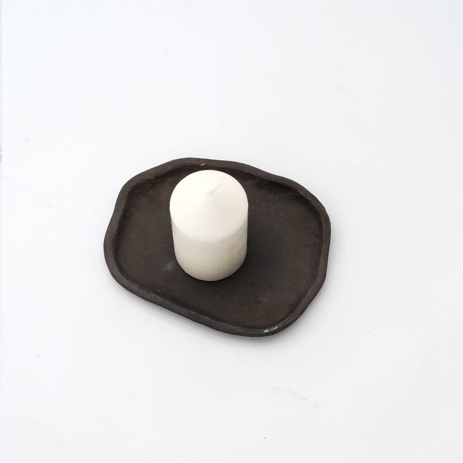 Candle Plates - Wood and Steel Furnitures