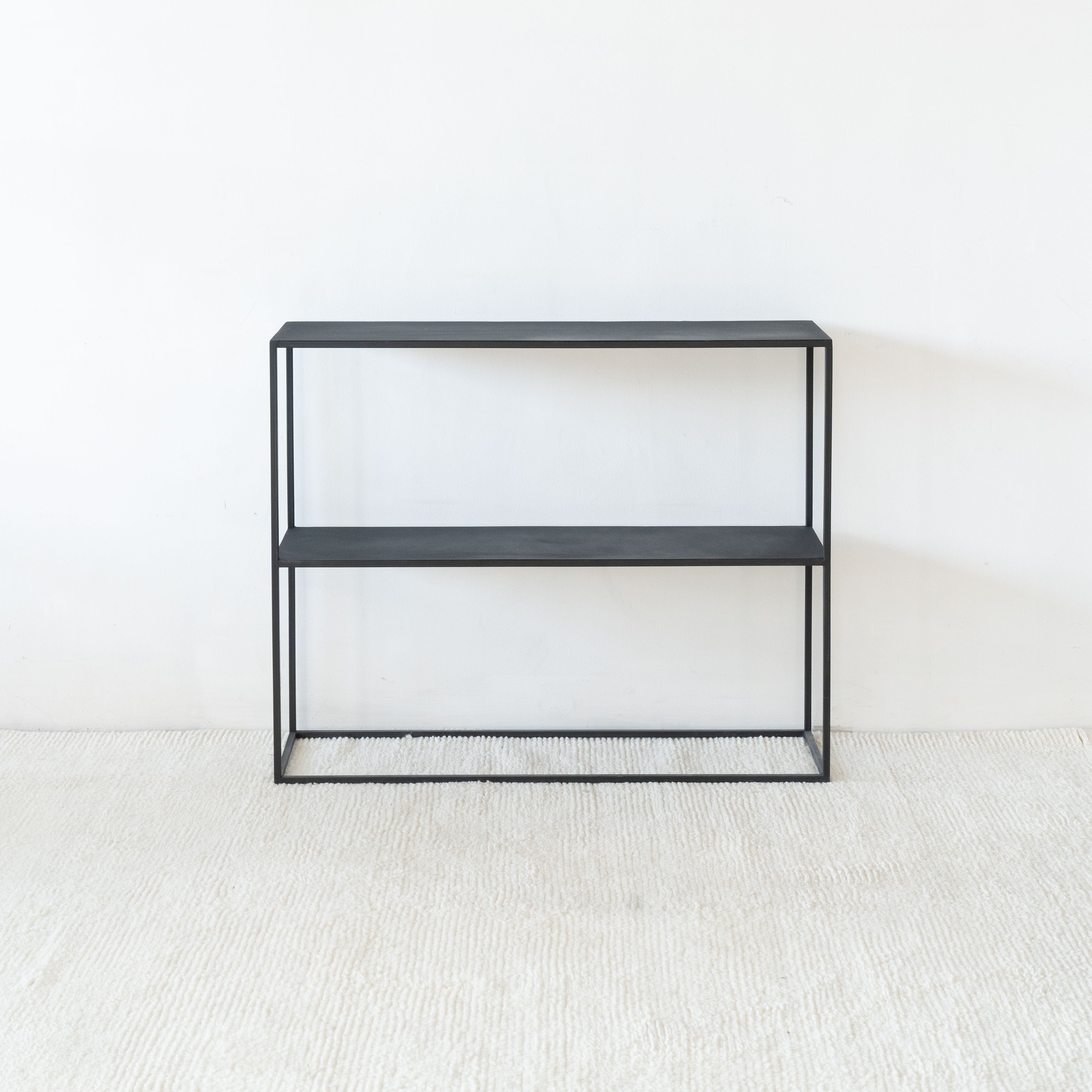 Monochrome Console C-Small - Wood and Steel Furnitures