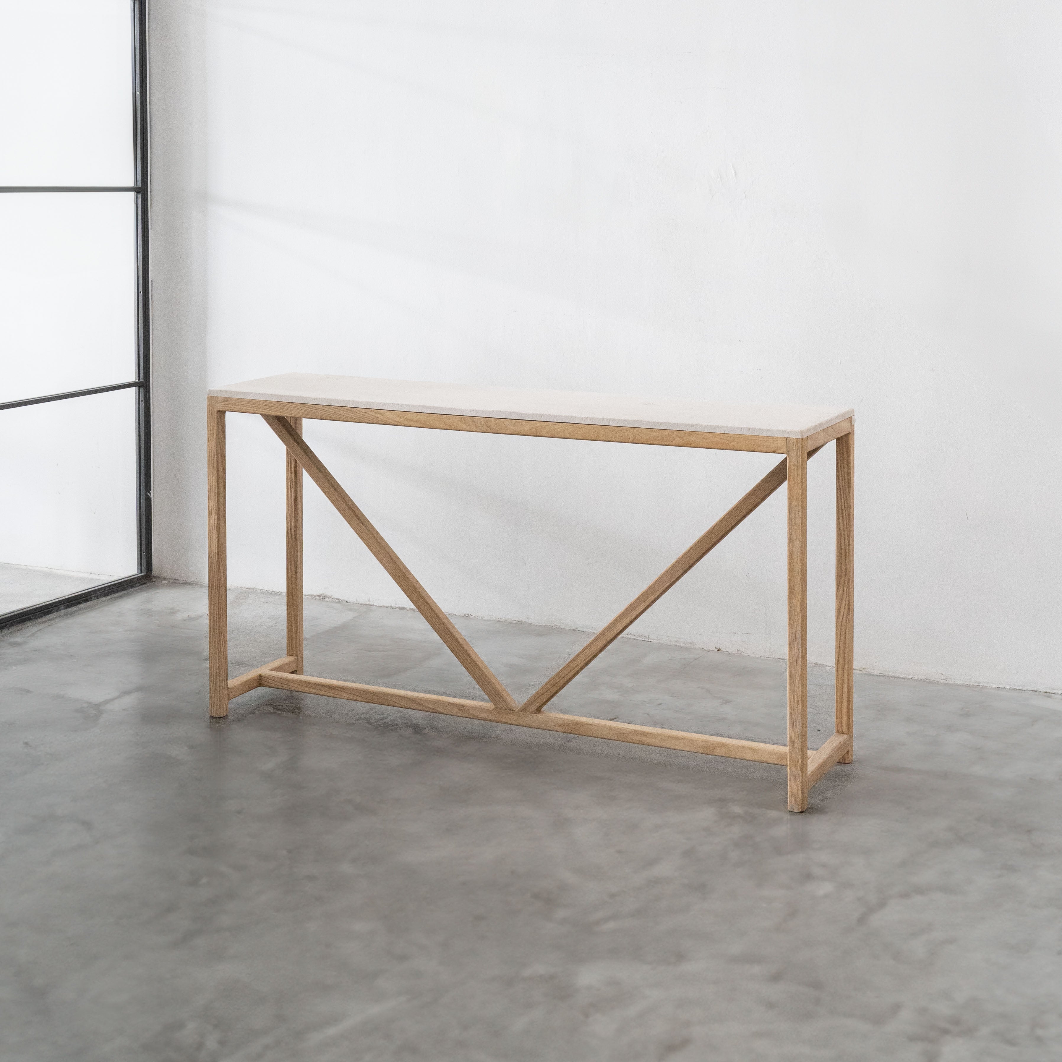 Cordoba Console - Wood and Steel Furnitures