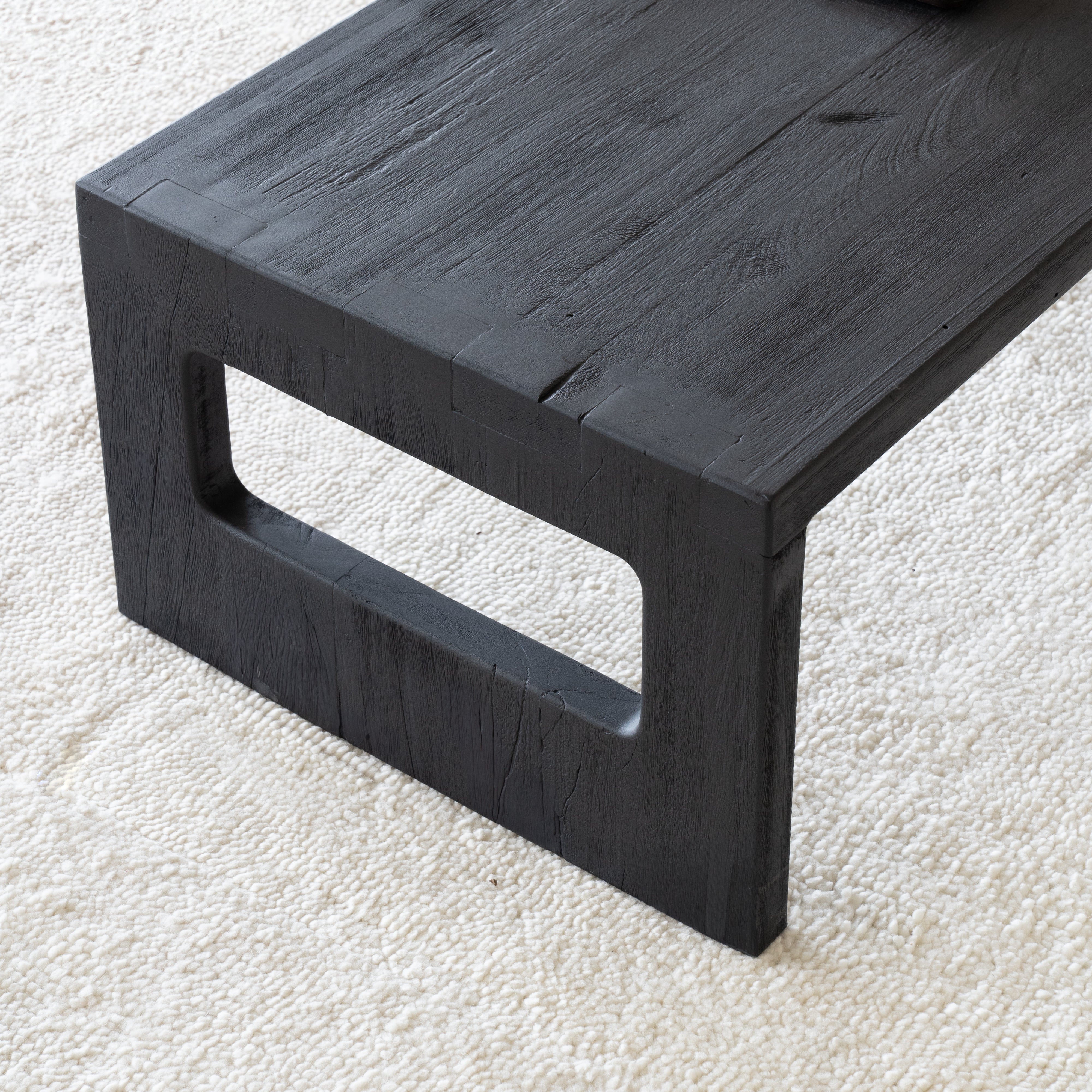 Akari Coffee Table - Wood and Steel Furnitures