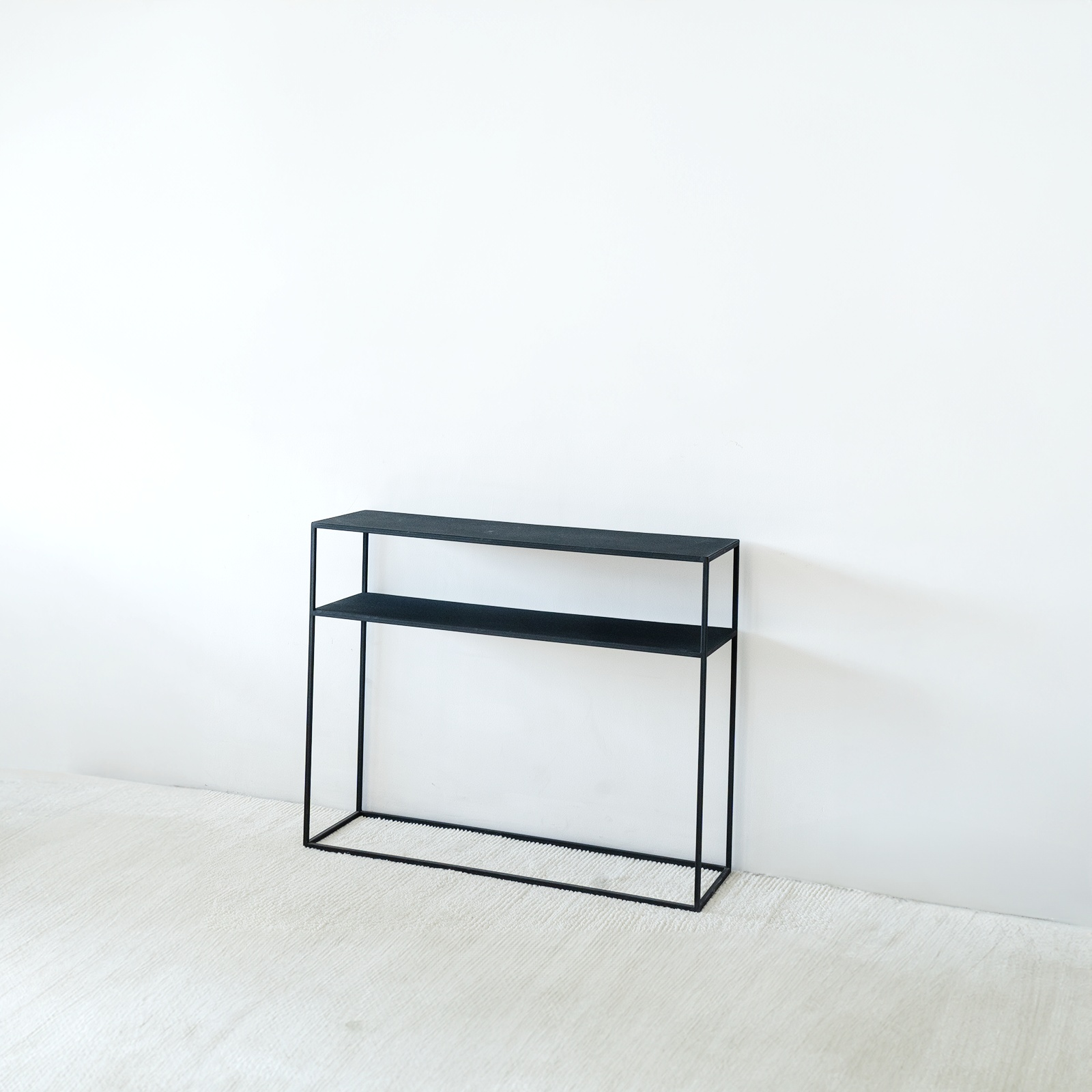 Monochrome Console B Small - Wood and Steel Furnitures