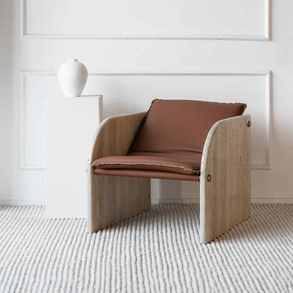 Tivoli Armchair - Wood and Steel Furnitures