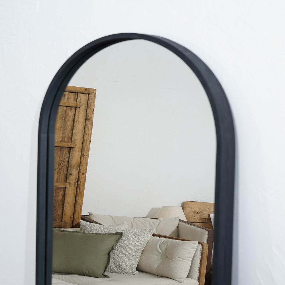 Nero  Arc mirror - Wood and Steel Furnitures
