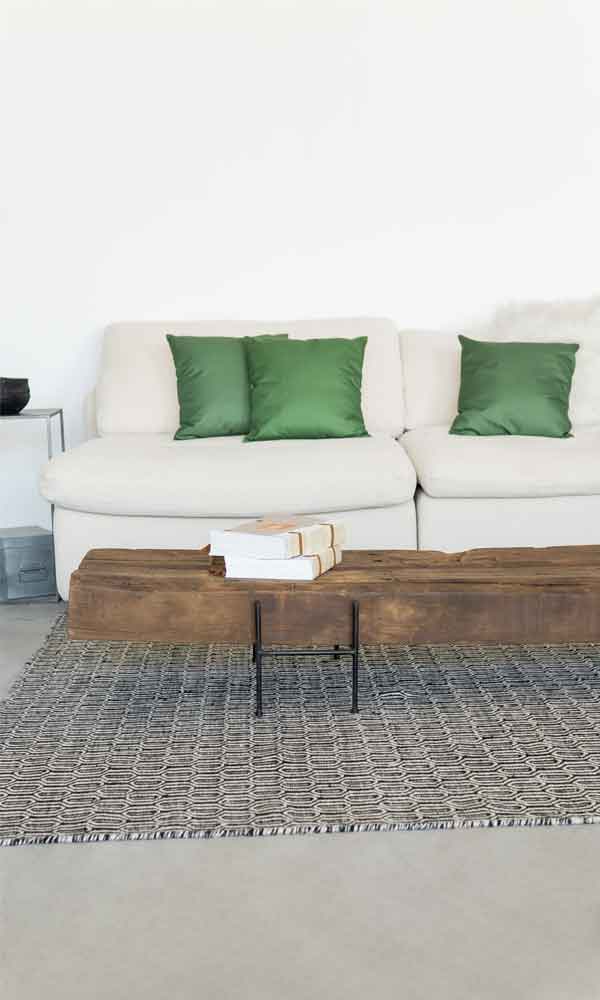 Abra Coffee Table - Wood and Steel Furnitures