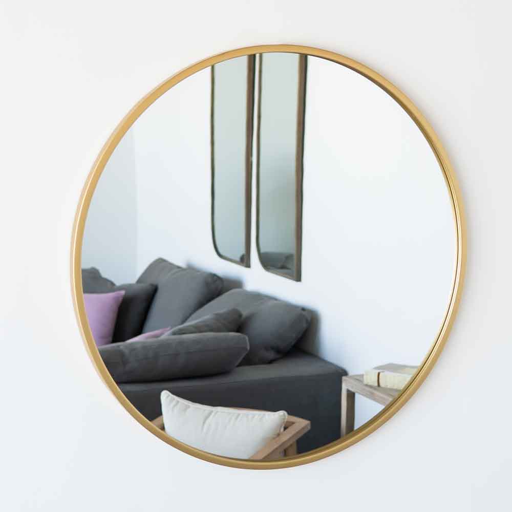 Florence Mirror - Wood and Steel Furnitures