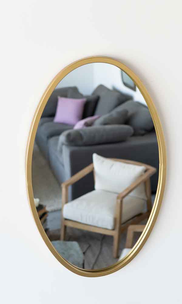 Marie Mirror - Wood and Steel Furnitures