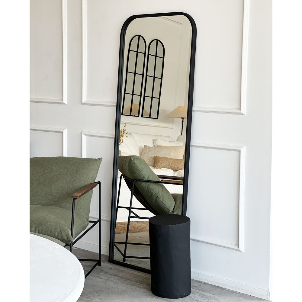 Nero Mirror - Wood and Steel Furnitures