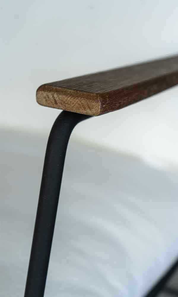 Novato Chair - Wood and Steel Furnitures