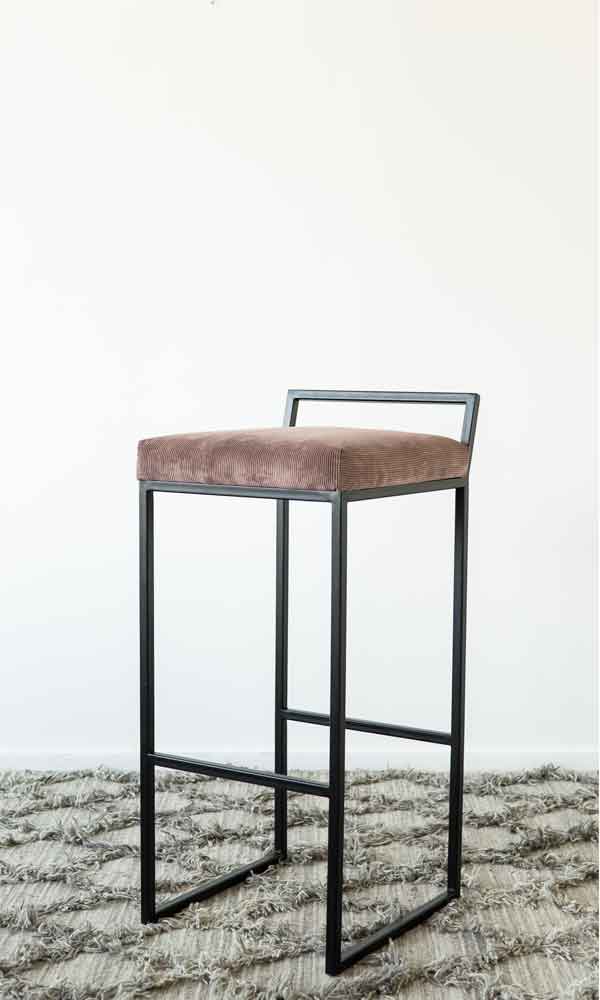 Oslo Stool - Wood and Steel Furnitures